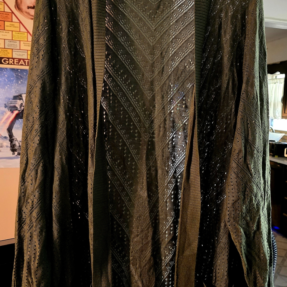 Torrid Olive Green Lace Tunic
